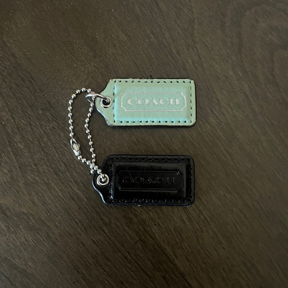 Two Authentic Coach Hang Tags